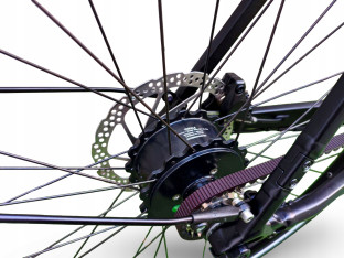 ROWER ELEKTRYCZNY ROSE SNEAK PLUS EQ RAMA 57CM MAHLE X35 PASEK GATES 14KG