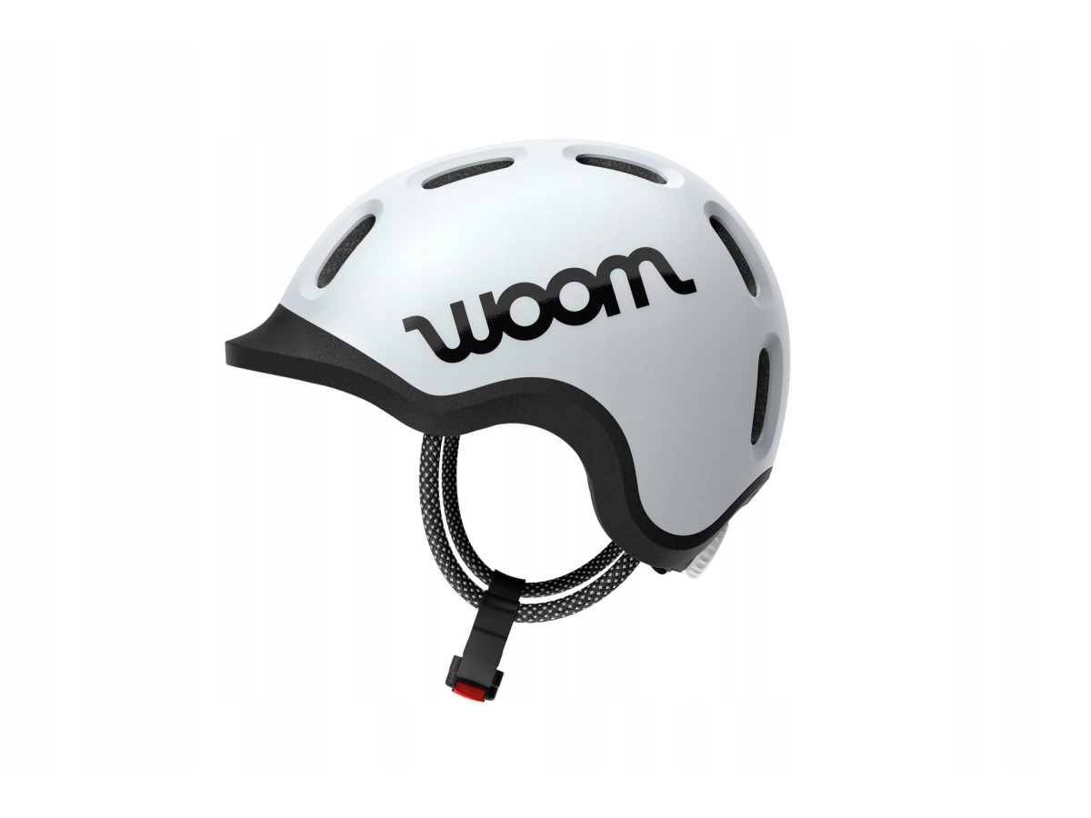 KASK ROWEROWY WOOM READY PALE GREY ROZMIAR S 50-53CM LEKKI