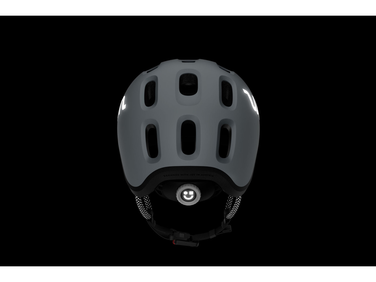 KASK ROWEROWY WOOM READY PALE GREY ROZMIAR S 50-53CM LEKKI
