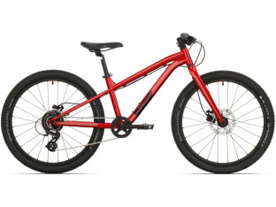 ROWER DZIECIĘCY ROCK MACHINE RIFF TR 24 KOŁA 24" HYDRAULIKA GLOSS FIRE RED