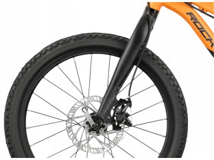 ROWER DZIECIĘCY ROCK MACHINE BLIZZ 20 KOŁA 20" LEKKI TARCZE LAVA ORANGE