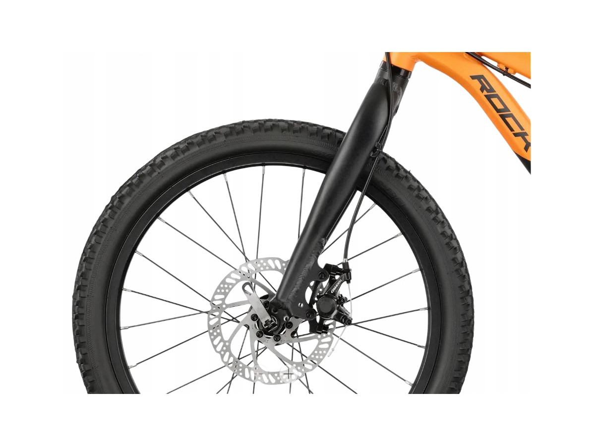 ROWER DZIECIĘCY ROCK MACHINE BLIZZ 20 KOŁA 20" LEKKI TARCZE LAVA ORANGE