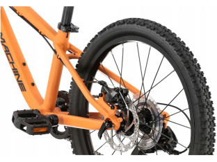 ROWER DZIECIĘCY ROCK MACHINE BLIZZ 20 KOŁA 20" LEKKI TARCZE LAVA ORANGE