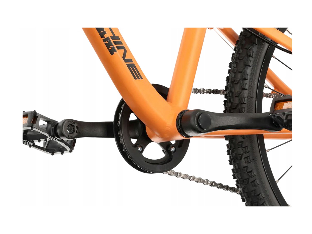 ROWER DZIECIĘCY ROCK MACHINE BLIZZ 20 KOŁA 20" LEKKI TARCZE LAVA ORANGE