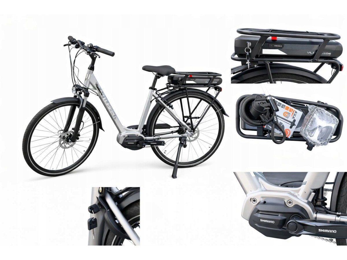 ROWER ELEKTRYCZNY VENTURELLI S-MOTIVE SPORT SHIMANO STEPS 40NM RAMA 48CM