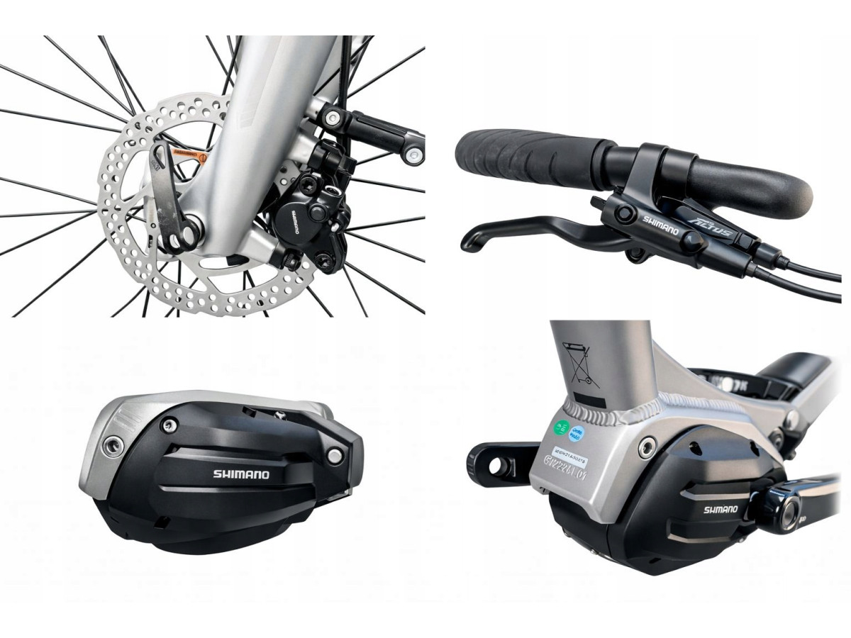 ROWER ELEKTRYCZNY VENTURELLI S-MOTIVE SPORT SHIMANO STEPS 40NM RAMA 48CM