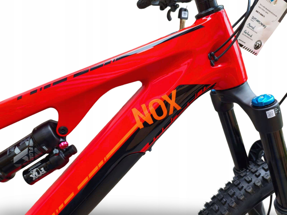 ROWER ELEKTRYCZNY ENDURO NOX HELIUM 5.9 RAMA 43CM FOX36 SLX1X12 FAZUA 250WH