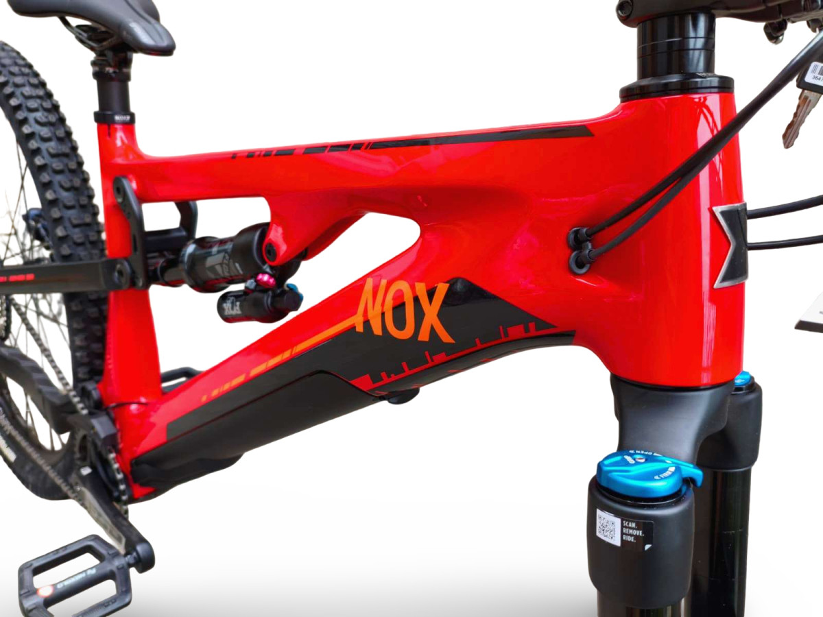 ROWER ELEKTRYCZNY ENDURO NOX HELIUM 5.9 RAMA 43CM FOX36 SLX1X12 FAZUA 250WH