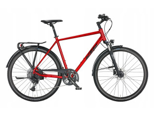 ROWER TREKKINGOWY KTM LIFE FORCE CHROME RED SRAM SX 12S RAMA 46CM