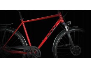 ROWER TREKKINGOWY KTM LIFE FORCE CHROME RED SRAM SX 12S RAMA 46CM