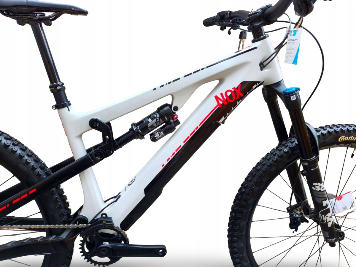 ROWER ELEKTRYCZNY ENDURO NOX HELIUM 5.9 RAMA 43CM FOX36 SLX1X12 FAZUA 252WH
