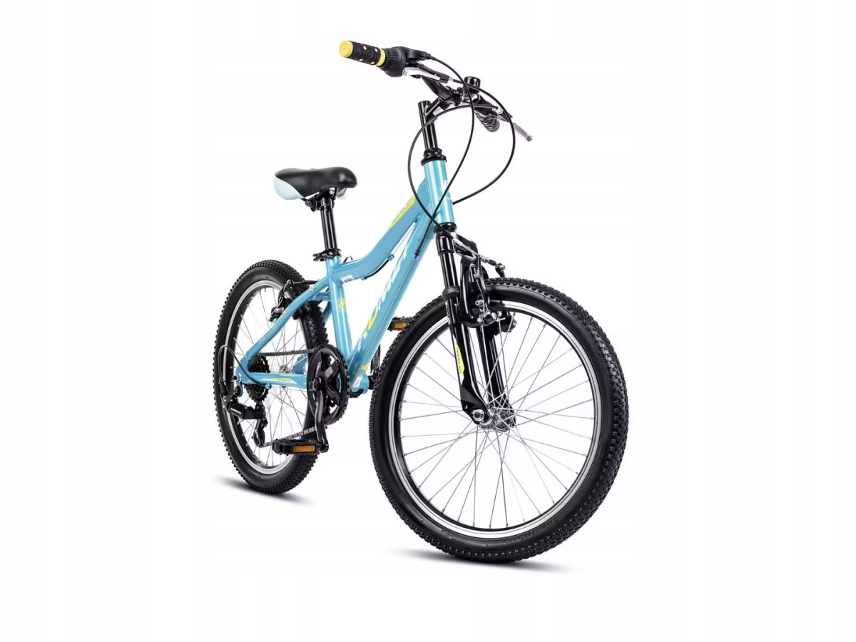 ROWER DZIECIĘCY ROMET RAMBLER 20 KID 2 SHIMANO 6S TURKUSOWO-NIEBIESKI