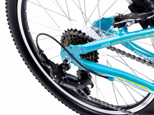 ROWER DZIECIĘCY ROMET RAMBLER 20 KID 2 SHIMANO 6S TURKUSOWO-NIEBIESKI