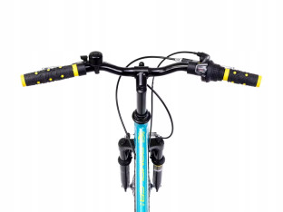 ROWER DZIECIĘCY ROMET RAMBLER 20 KID 2 SHIMANO 6S TURKUSOWO-NIEBIESKI