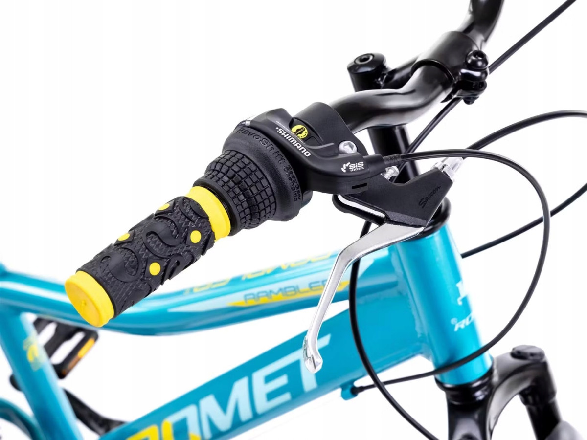 ROWER DZIECIĘCY ROMET RAMBLER 20 KID 2 SHIMANO 6S TURKUSOWO-NIEBIESKI