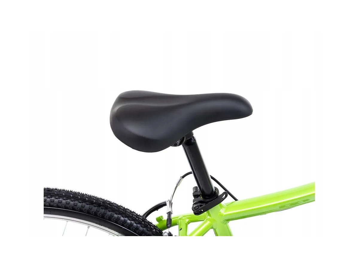 ROWER DZIECIĘCY ROMET RAMBLER 24 RAMA 13" SHIMANO 3X7 AMORTYZATOR ZIELONY