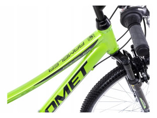 ROWER DZIECIĘCY ROMET RAMBLER 24 RAMA 13" SHIMANO 3X7 AMORTYZATOR ZIELONY