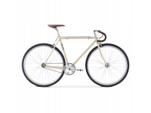 ROWER OSTRE KOŁO SINGLESPEED FUJI FEATHER IVORY 28" Cr-Mo REYNOLDS 48CM