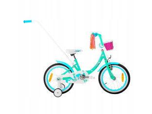 ROWER DZIECIĘCY TABOU 16 MINI KOŁA 16" MINT/PINK