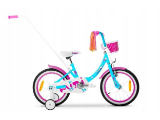 ROWER DZIECIĘCY TABOU MINI KOŁA 16" RAMA ALUMINIUM PINK/BLUE