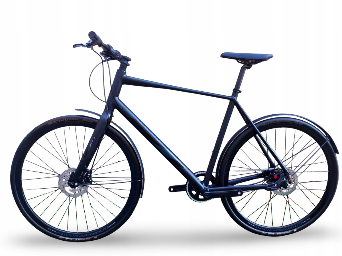 ROWER CROSSOWY MIEJSKI SERIOUS INTENTION RAMA 58CM KOŁA 28" NEXUS 8 BIEGOWY
