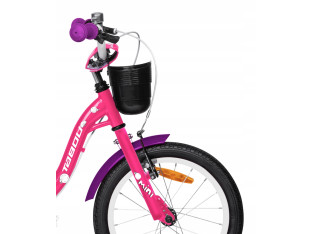 ROWER DZIECIĘCY DO NAUKI TABOU MINI ST KOŁA 14" TYLKO 7,5KG PINK WHITE