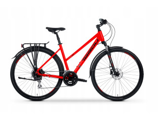 ROWER CROSSOWY TABOU FLOW 2.0 EQ W DISC RAMA 21" KOŁA 28" RED/BLACK
