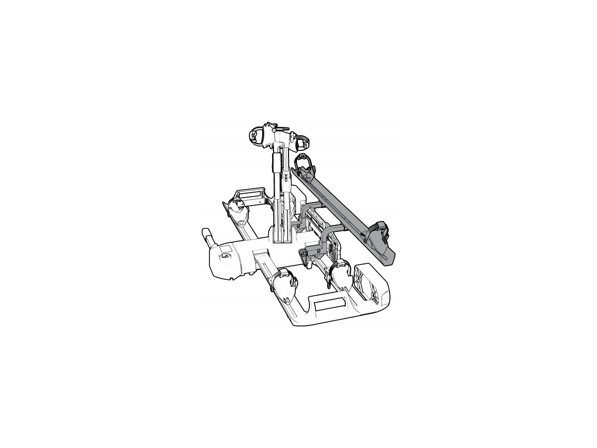 ADAPTER ROWEROWY XB2 PRO-USER NA HAK HOLOWNICZY PLATFORMA DO BAGAŻNIKA TX2