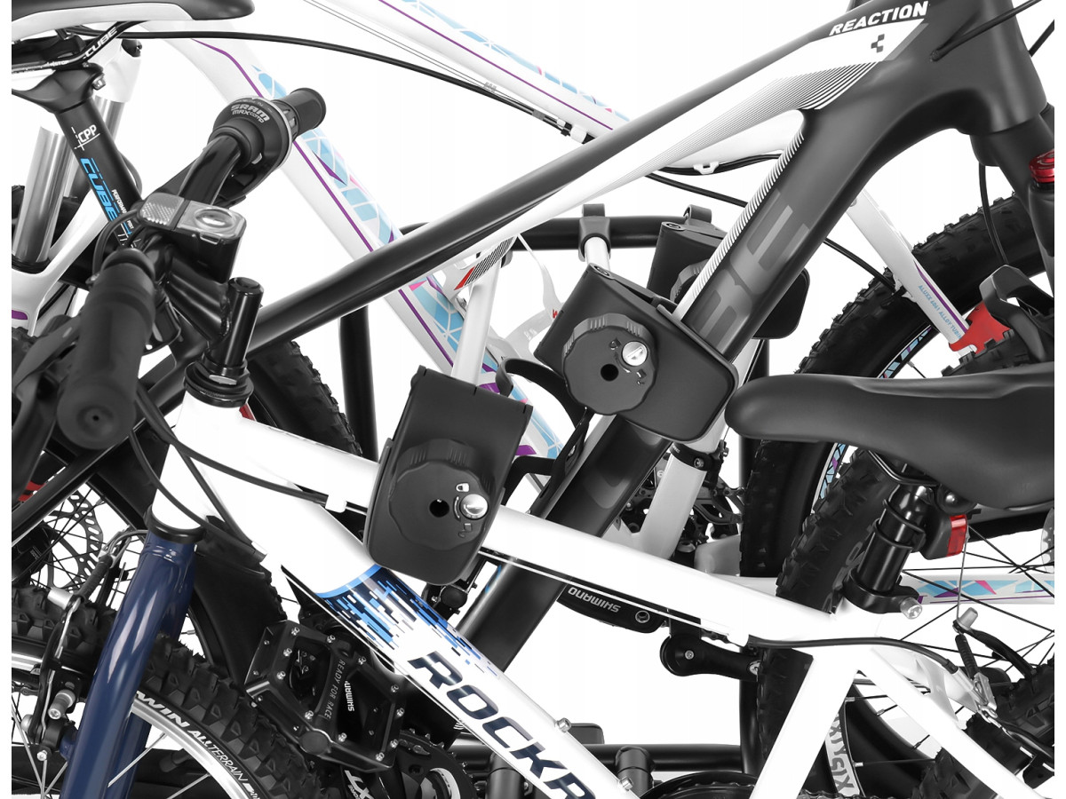 BAGAŻNIK ROWEROWY NA HAK AGURI ACTIVE BIKE PRO 4 ROWERY UCHYLANY 13PIN