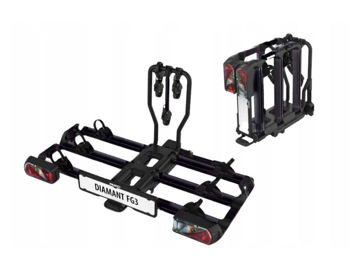 BAGAŻNIK ROWEROWY PRO-USER DIAMANT FG3 PLATFORMA NA HAK HOLOWNICZY 3 ROWERY