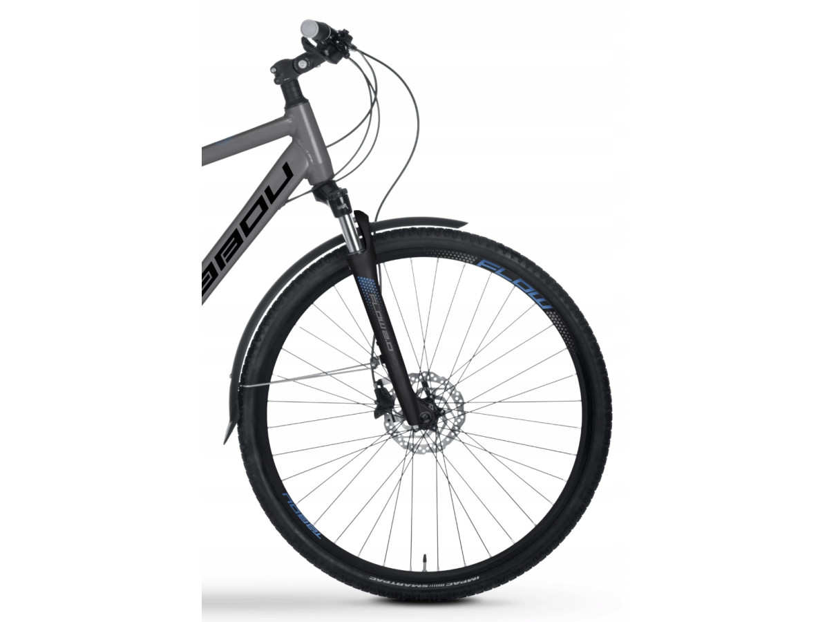 ROWER CROSSOWY TABOU FLOW 2.0 EQ RAMA 19 ALTUS 2X9 HYDRAULIKA GREY/BLUE