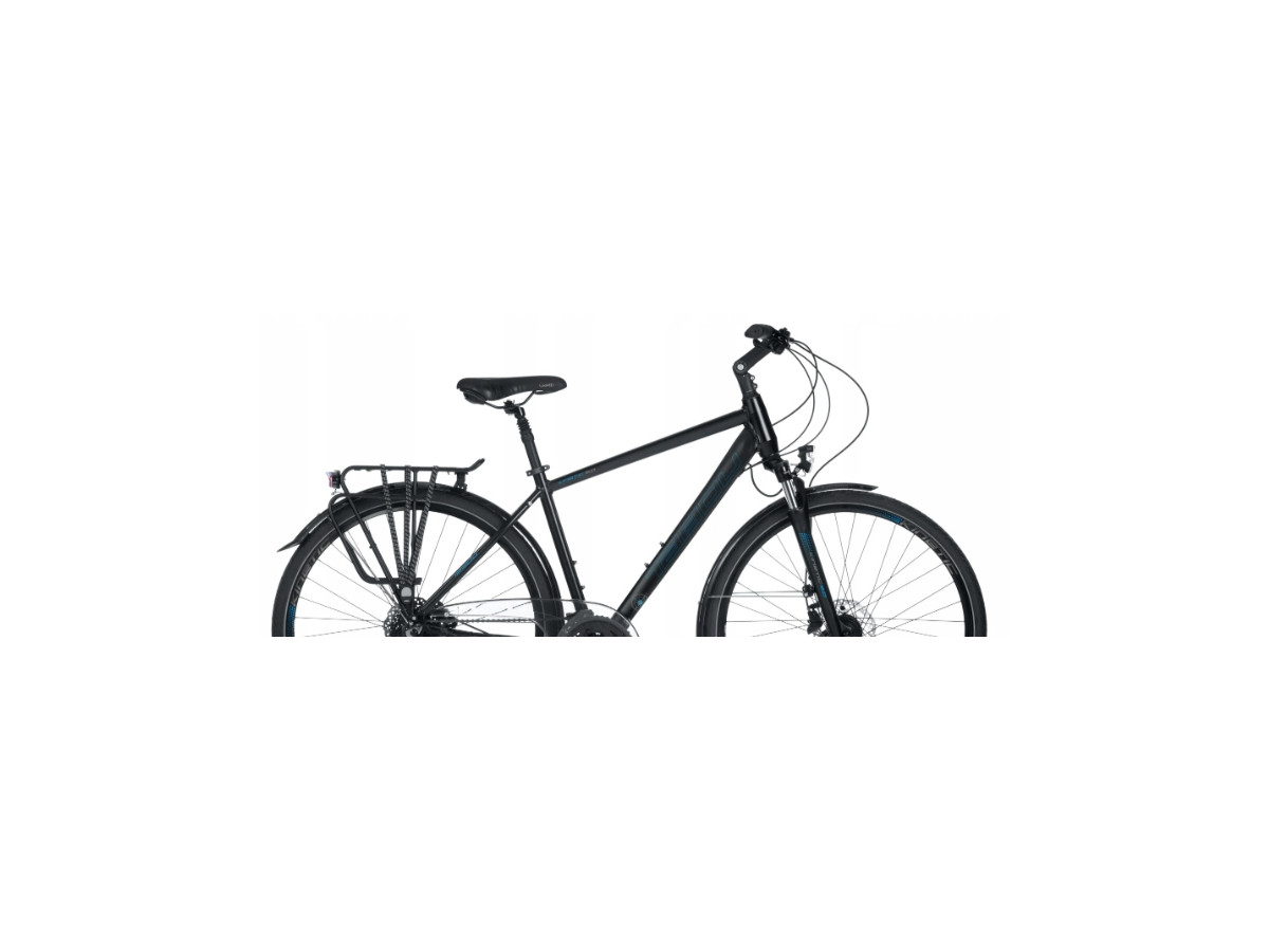 ROWER TREKKINGOWY TABOU KINETIC 5.0 RAMA 23 ALIVIO 3X9 DYNAMO BLACK/BLUE