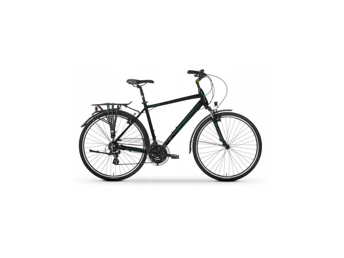 ROWER TREKKINGOWY TABOU KINETIC 2.0 RAMA 19 ALTUS 3X7 BLACK/TURQUOISE