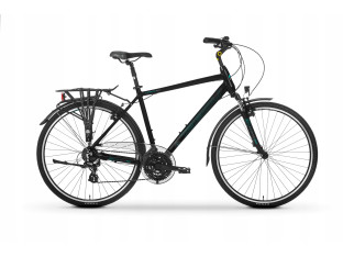 ROWER TREKKINGOWY TABOU KINETIC 2.0 RAMA 19 ALTUS 3X7 BLACK/TURQUOISE