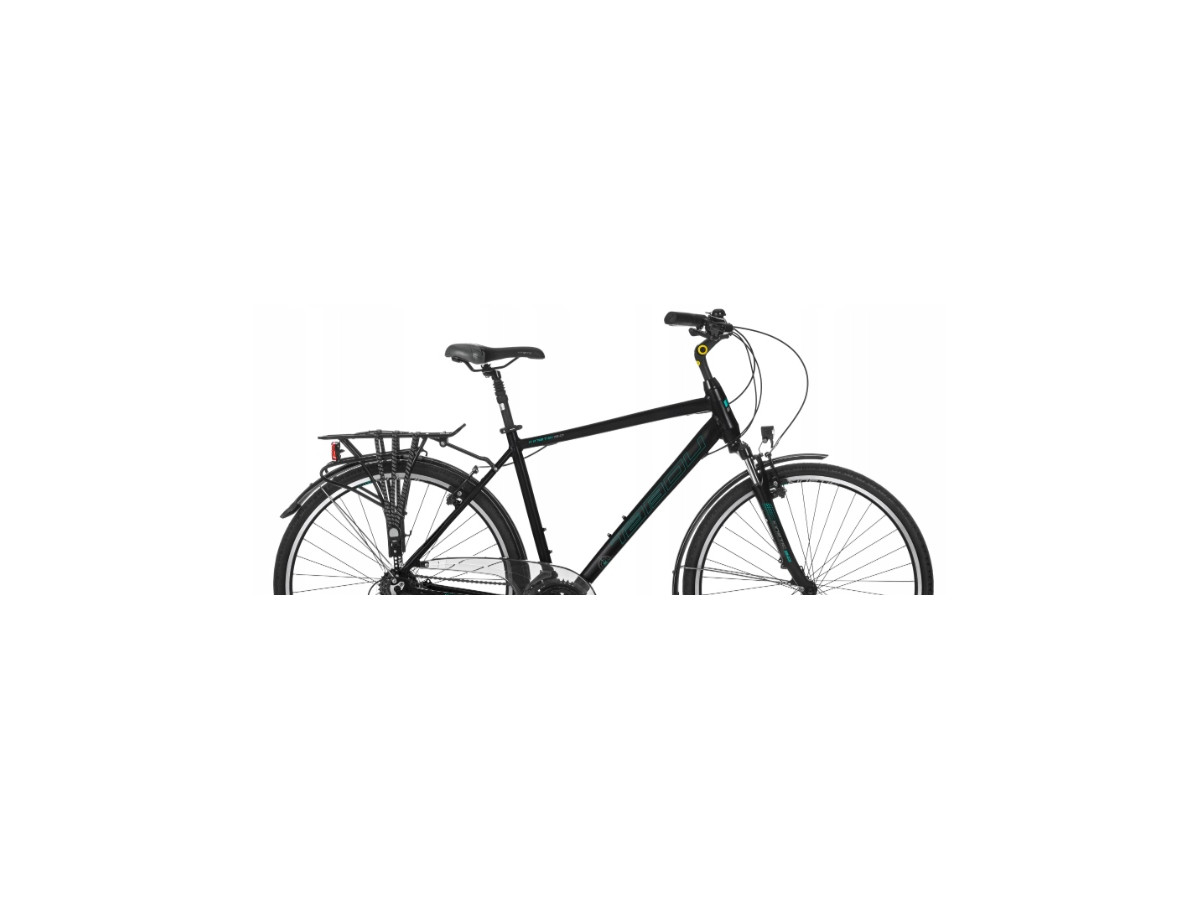 ROWER TREKKINGOWY TABOU KINETIC 2.0 RAMA 21" ALTUS 3X7 BLACK/TURQUOISE