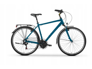 ROWER TREKKINGOWY TABOU KINETIC 1.0 RAMA 23 SHIMANO 3X7 NAVY/BLUE