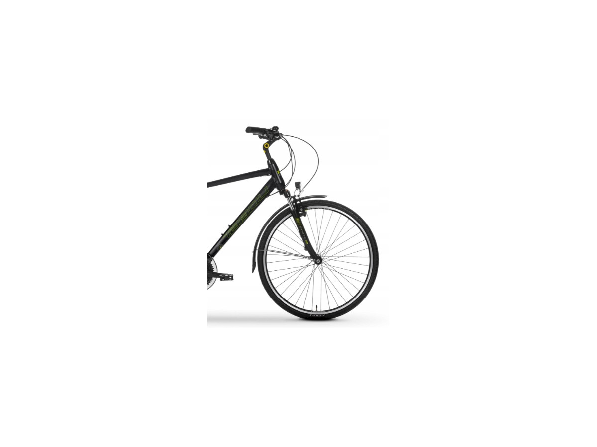 ROWER TREKKINGOWY TABOU KINETIC 1.0 RAMA 21 SHIMANO 3X7 BLACK/LIME