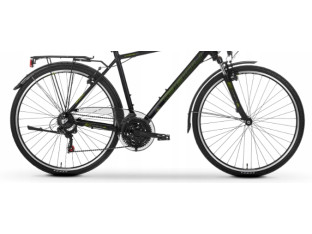 ROWER TREKKINGOWY TABOU KINETIC 1.0 RAMA 21 SHIMANO 3X7 BLACK/LIME