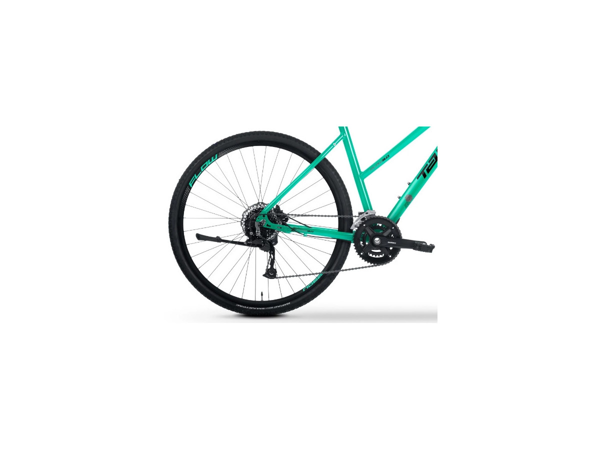 ROWER CROSSOWY TABOU FLOW 3.0 W RAMA 21" ALIVIO 2X9 HYDRAULIKA MINT/BLACK