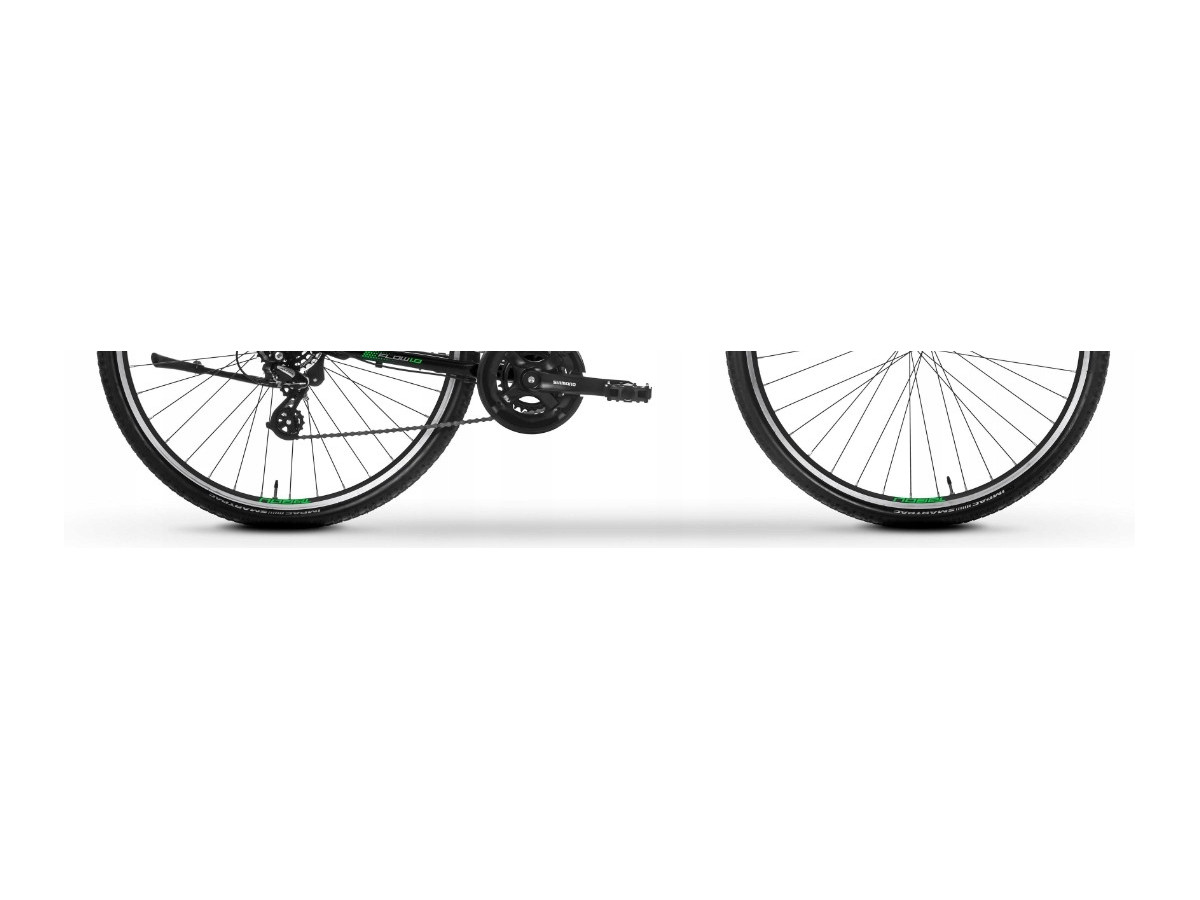 ROWER CROSSOWY TABOU FLOW 1.0 RAMA 23" SHIMANO ALTUS 2X7 BLACK/GREEN