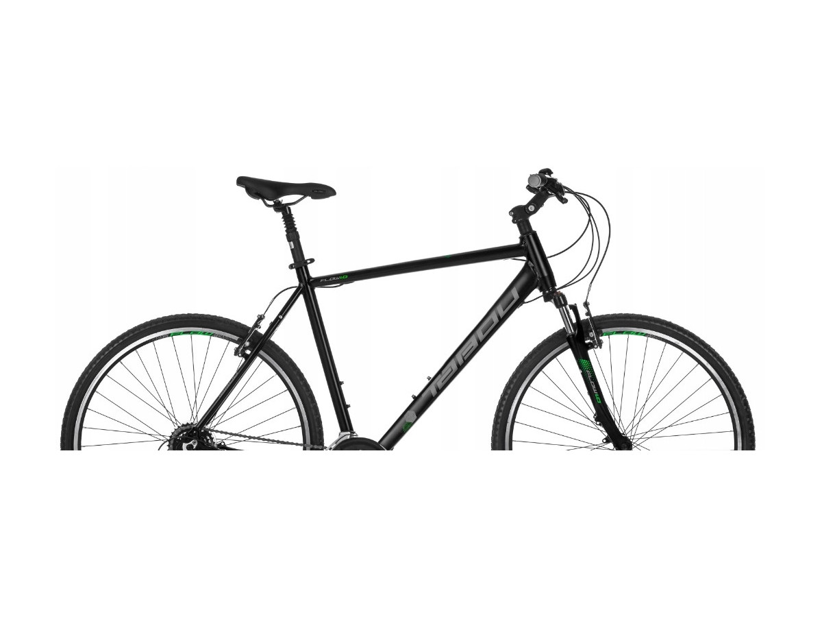 ROWER CROSSOWY TABOU FLOW 1.0 RAMA 23" SHIMANO ALTUS 2X7 BLACK/GREEN