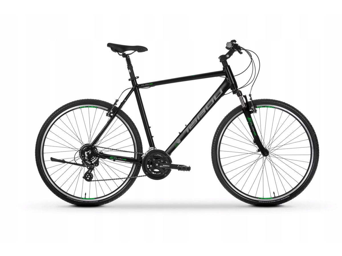 ROWER CROSSOWY TABOU FLOW 1.0 RAMA 23" SHIMANO ALTUS 2X7 BLACK/GREEN