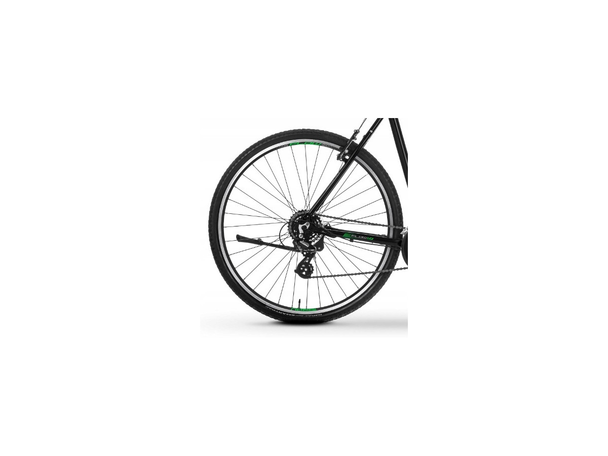 ROWER CROSSOWY TABOU FLOW 1.0 RAMA 23" SHIMANO ALTUS 2X7 BLACK/GREEN