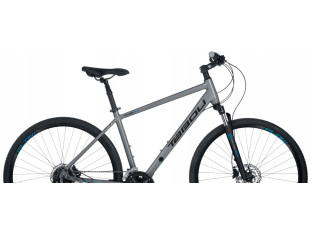 ROWER CROSSOWY TABOU FLOW 3.0 RAMA 19 ALIVIO 2X9 HYDRAULIKA GREY/BLUE