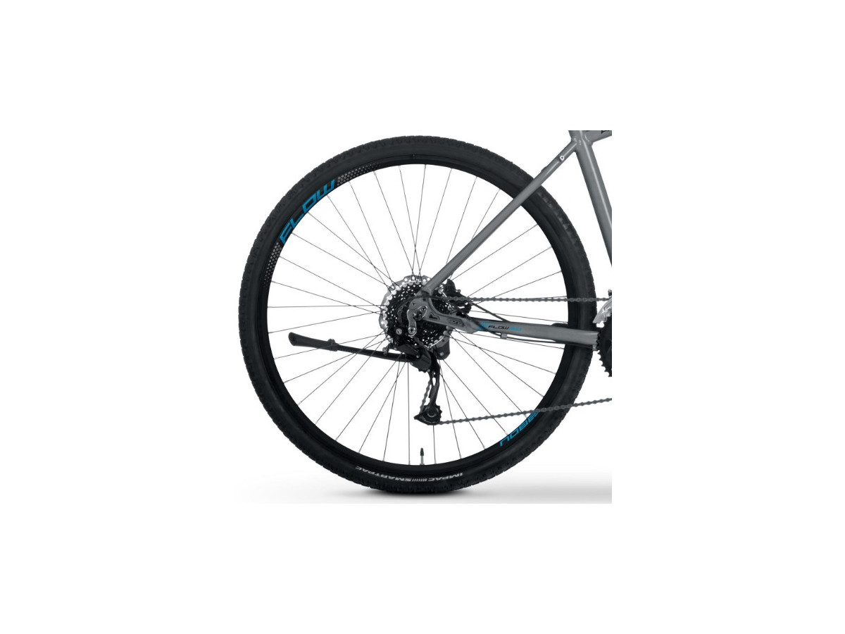 ROWER CROSSOWY TABOU FLOW 3.0 RAMA 19 ALIVIO 2X9 HYDRAULIKA GREY/BLUE