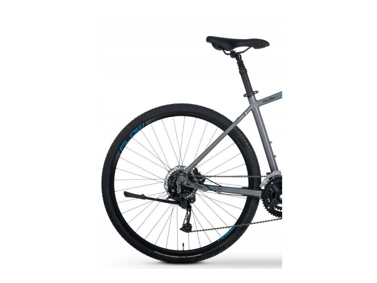 ROWER CROSSOWY TABOU FLOW 3.0 RAMA 19 ALIVIO 2X9 HYDRAULIKA GREY/BLUE