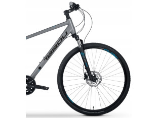 ROWER CROSSOWY TABOU FLOW 3.0 RAMA 19 ALIVIO 2X9 HYDRAULIKA GREY/BLUE