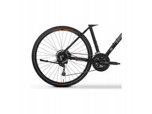 ROWER CROSSOWY TABOU FLOW 4.0 RAMA 21 ALIVIO 3X9 HYDRAULIKA BLACK/ORANGE