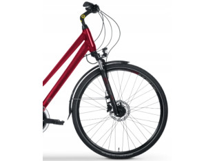 ROWER TREKKINGOWY TABOU KINETIC 4.0 RAMA 21 ALIVIO 2X9 HYDRAULIKA RED/BLACK