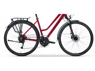 ROWER TREKKINGOWY TABOU KINETIC 4.0 RAMA 21 ALIVIO 2X9 HYDRAULIKA RED/BLACK